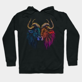 Wildebeest Valentine Day Hoodie